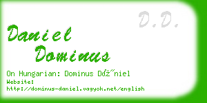 daniel dominus business card